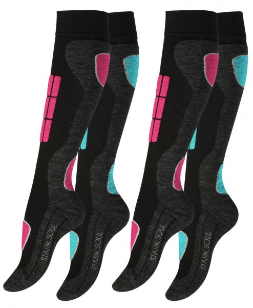 Ladies Performance SKI and SNOWBOARD socks, Special Padded for better Protection