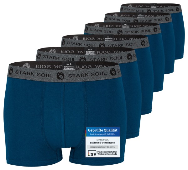6 Pack STARK SOUL® Men's Boxer Shorts - Trunks