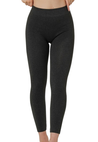 2 Pack Women's Seamless Leggings Soft Warm Fleece Lined
