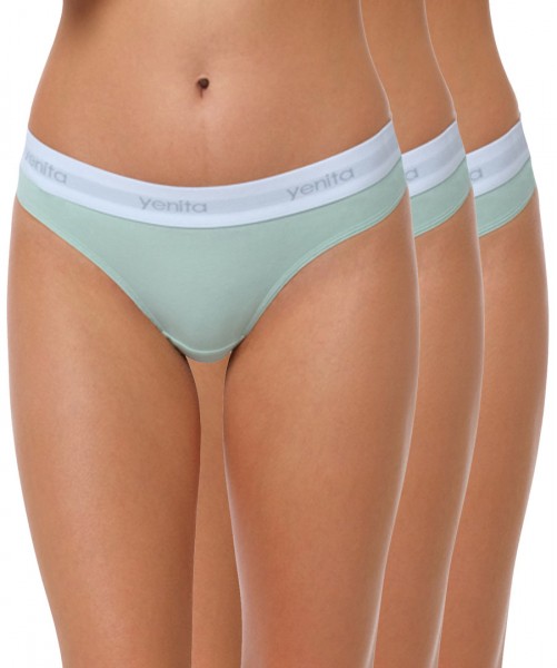 Yenita® Modern-Sports-Collection - Thong (3er Set)