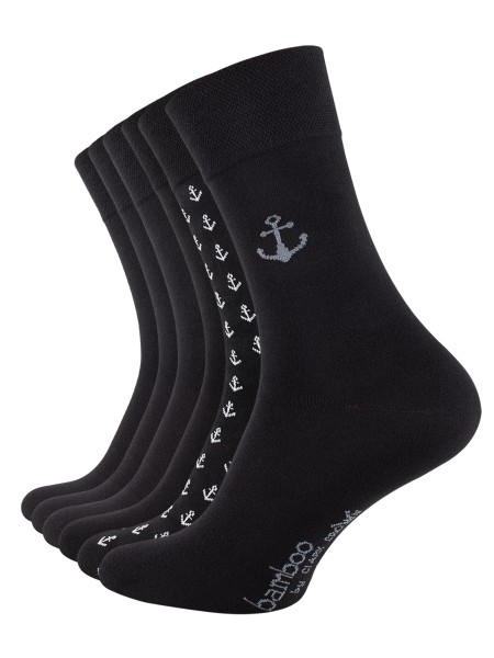 6 Paar "Bambus" Socken, Edel & Modern