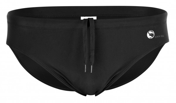 Badehose Classic, Badeslip in schwarz