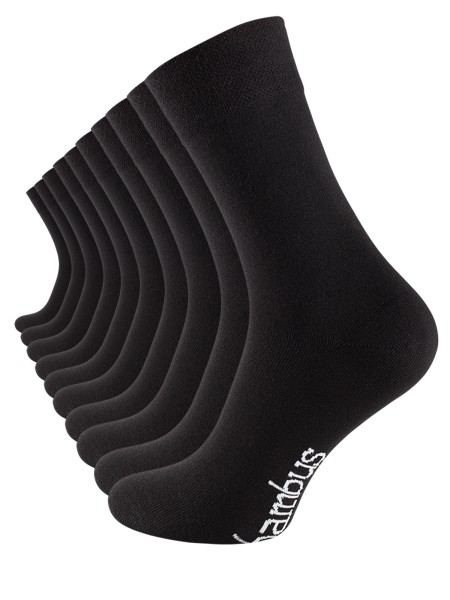 Socken aus Bambus Viskose – 10 Paar Unisex – Weich, Atmungsaktiv, Klassisch