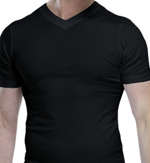 2-Pack Men's T-Shirt, V-neck, 100% cotton