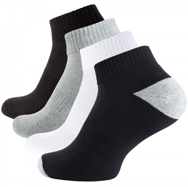 6 Paar Unisex Quarter Socken-Sportsocken