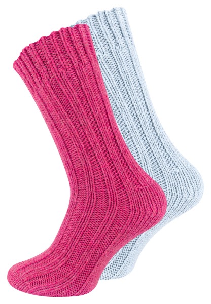 4 Paar Woll-Stricksocken mit ALPAKA, Unisex