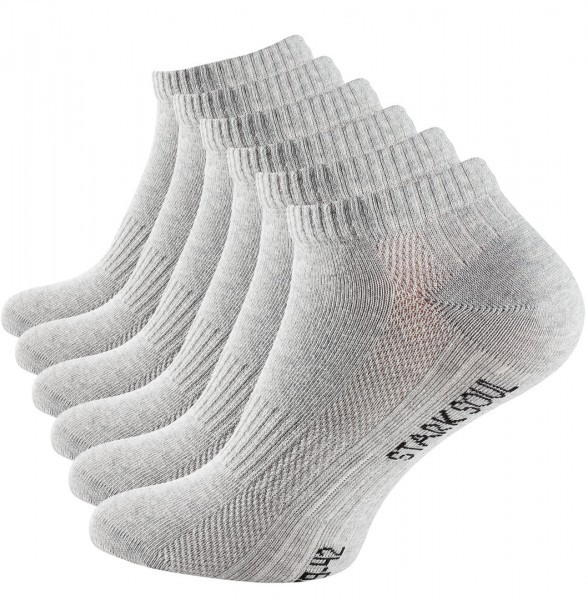 6 pairs of STARK SOUL® unisex ankle socks in premium quality