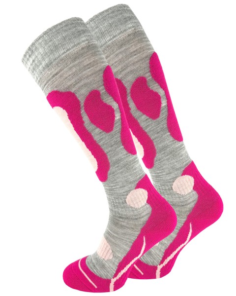 2 Paar Ski & Snowboard Socken mit Spezialpolsterung