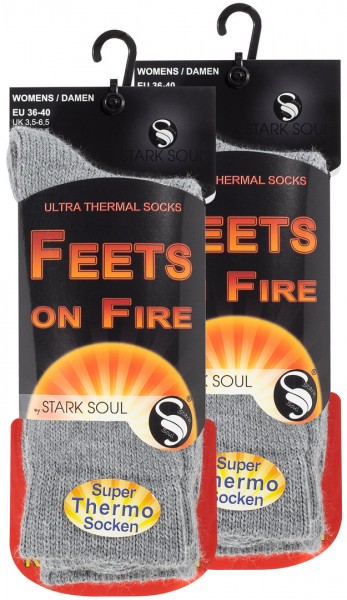 2er Pack Thermo Socken - FEETS on FIRE