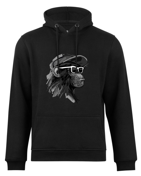 Hoodie "Cool Monkey with glasses"