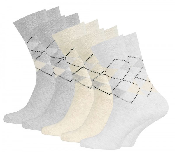 10 pairs Mens Argyle Cotton Socks