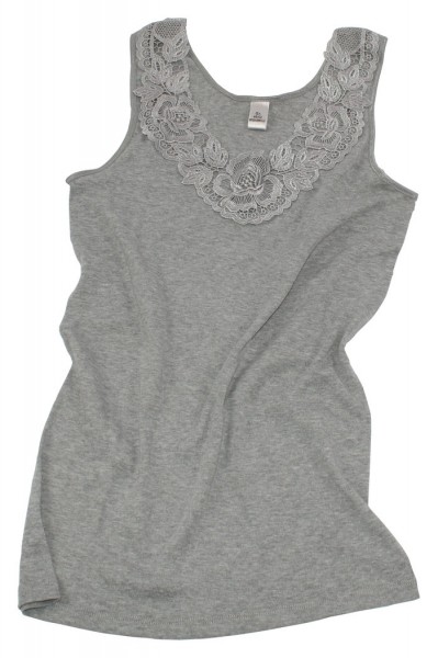 Women's/Ladies Shirt -Vest- Undershirt, with extra large lace