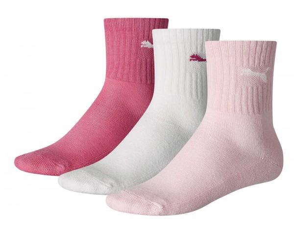 3 pairs of original Puma Sport Socks, children, multicolored