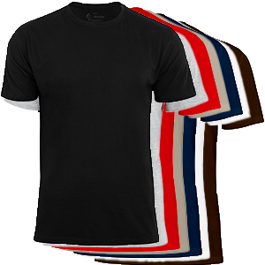schlichte T-Shirts ohne Aufdruck in schwarz, grau, rot, beige, marine, weiß und braun