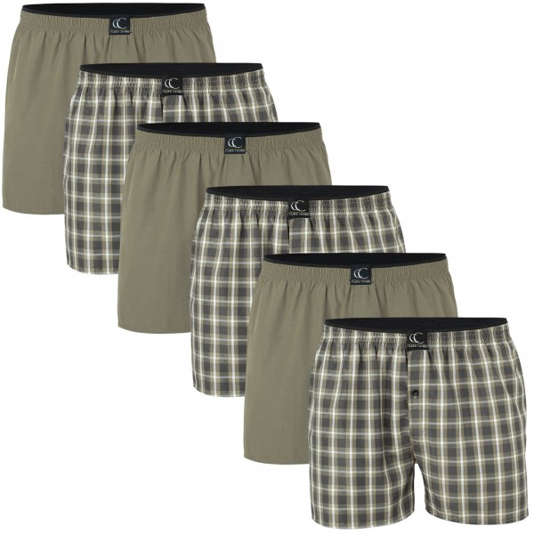 6er Pack Web-Boxershorts