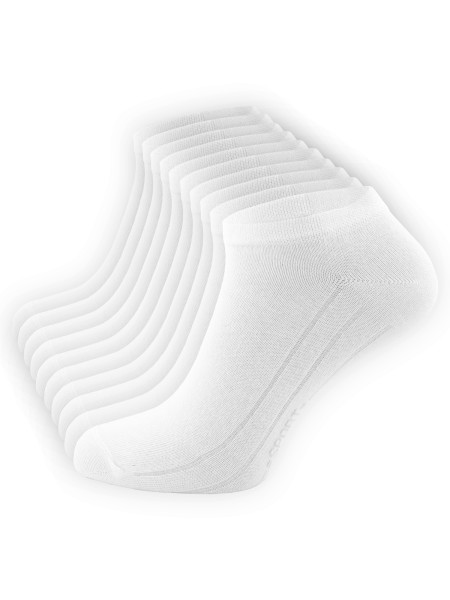 10 Paar Damen Sneaker Socken – Sportsocken mit Rippsohle, Kurz & Atmungsaktiv