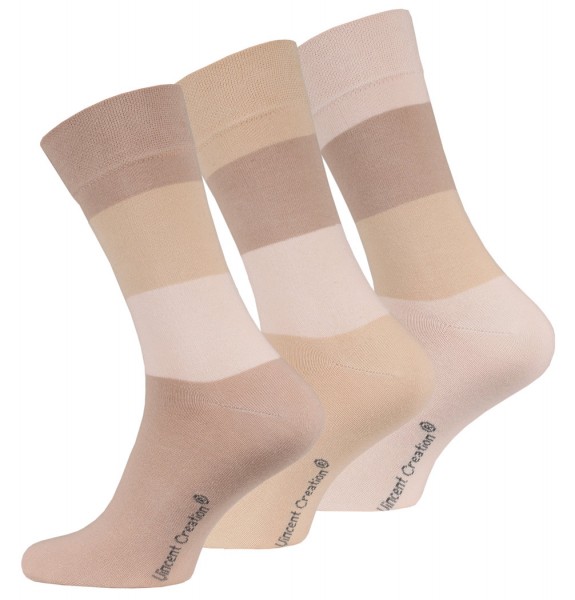 6 Paar Herren Socken -With Stripes
