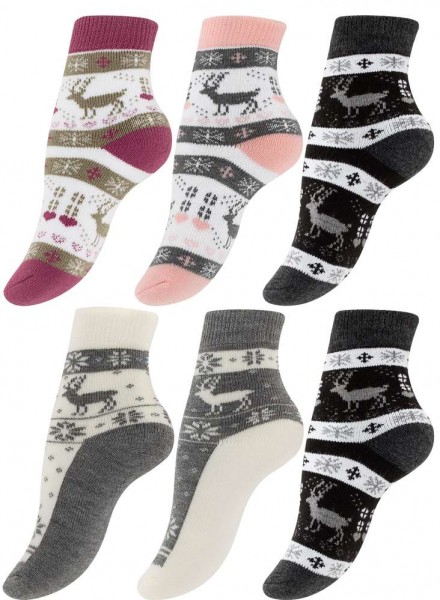 4 or 6 pairs of Women Thermal Socks, Winter socks